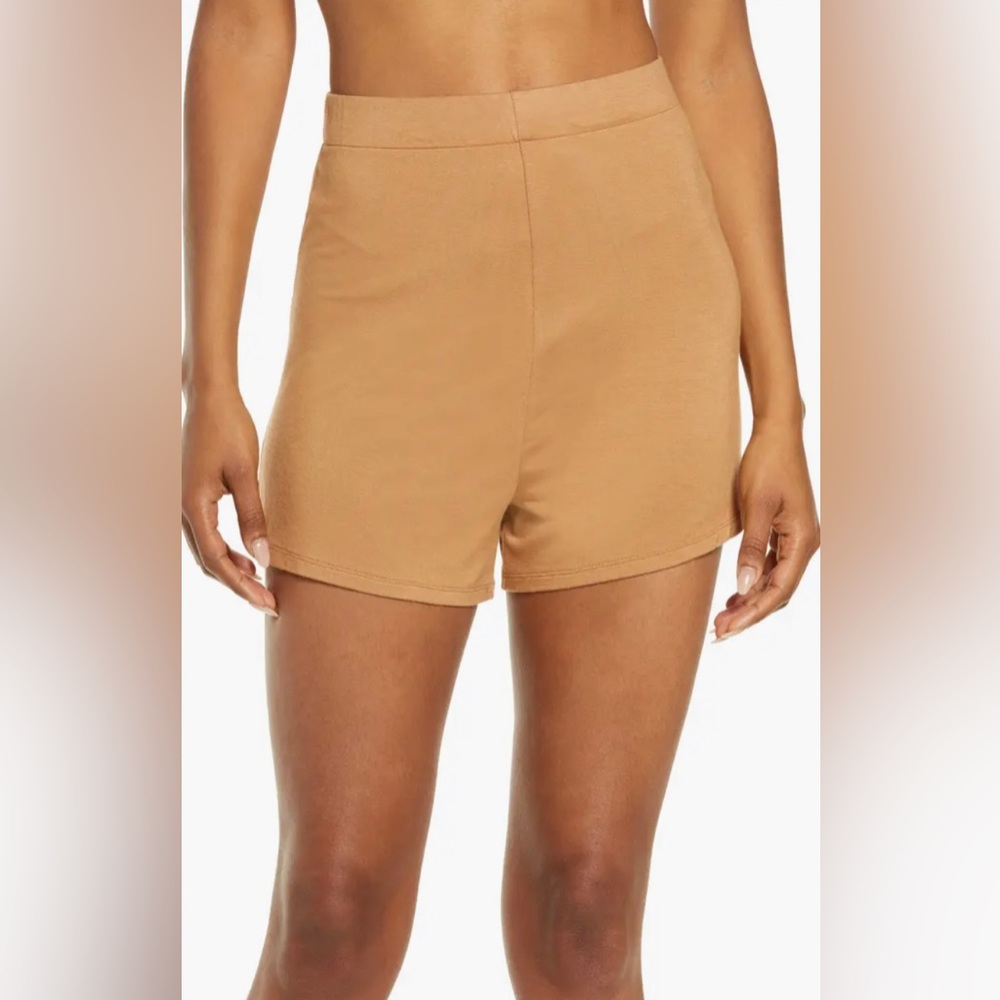 SKIMS Buttery Soft Pajama Shorts Copper Brown Size XL